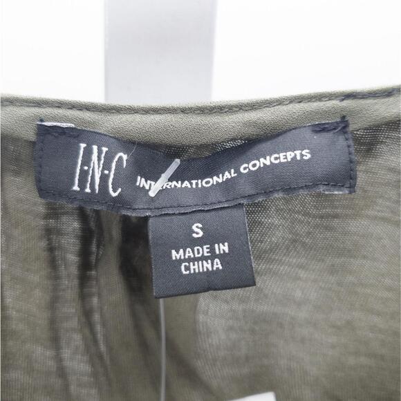 INC Draped-Hem Top S - Picture 4 of 6